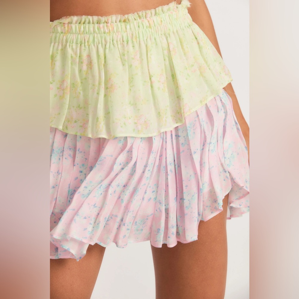Loveshackfancy Ruffle Mini Skirt - Picture 2 of 3